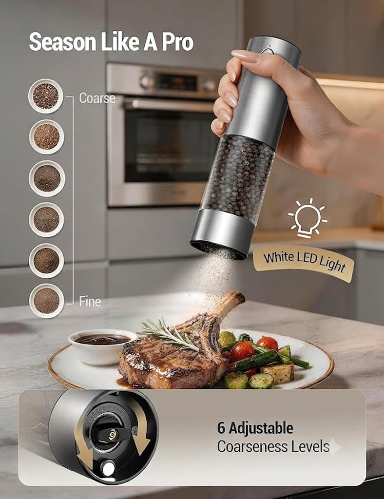 Rechargeable Electric Grinder Set
