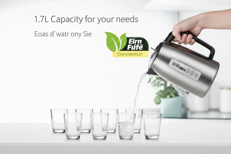 1.7L Stainless Steel Electric Kettle