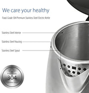 1.7L Stainless Steel Electric Kettle