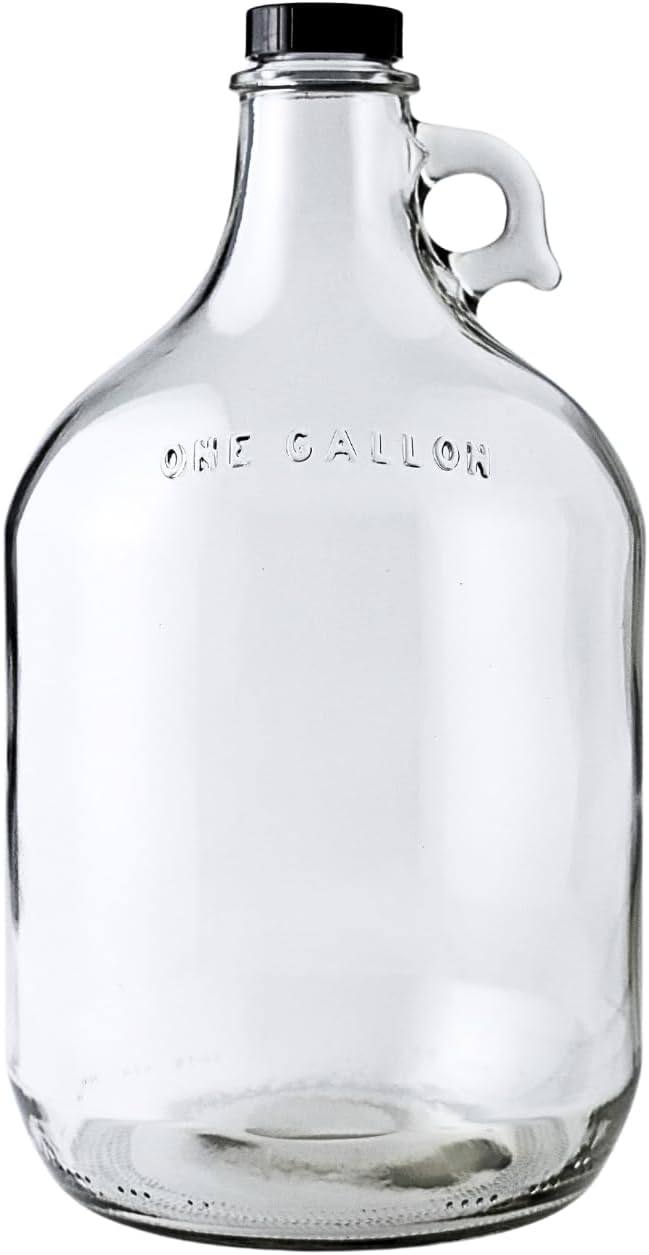 1-Gallon Glass Water Bottle with Polyseal Cap