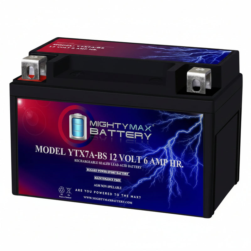 12V 6Ah AGM Motorcycle Battery – 105 CCA