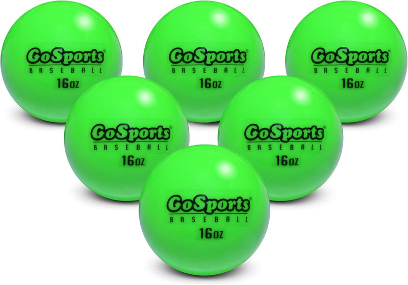 16 Oz Weighted Training Baseballs 6-Pack