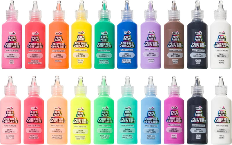 20-Color Puff Paint Set