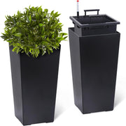 22.5" Tall Planter Set