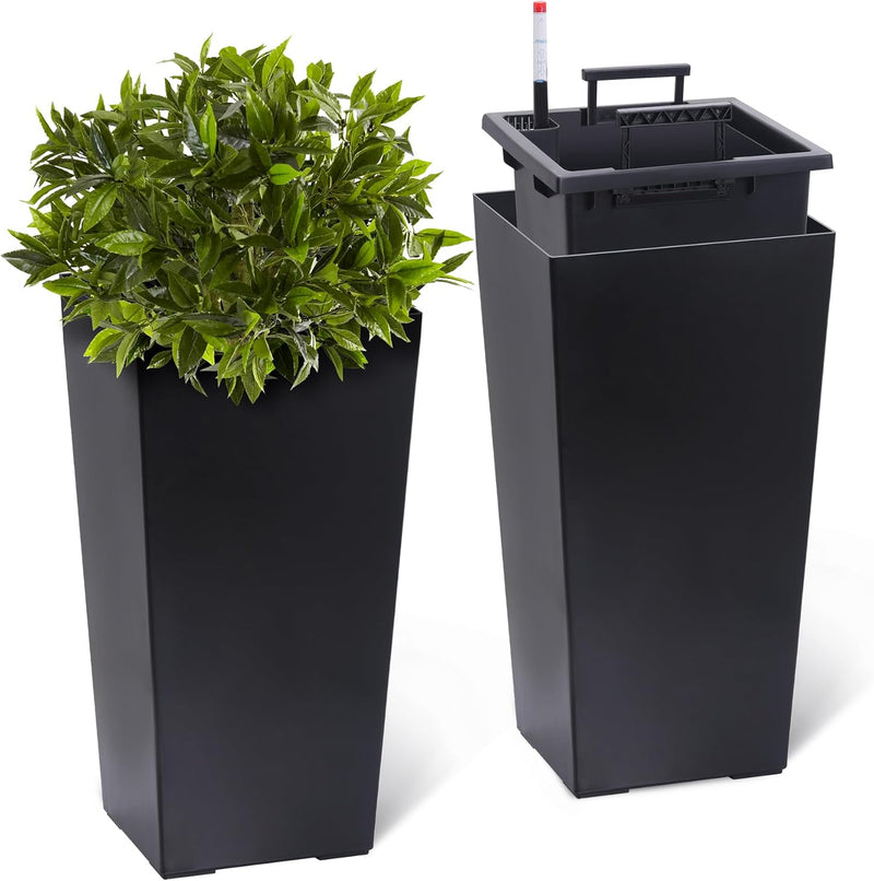 22.5" Tall Planter Set