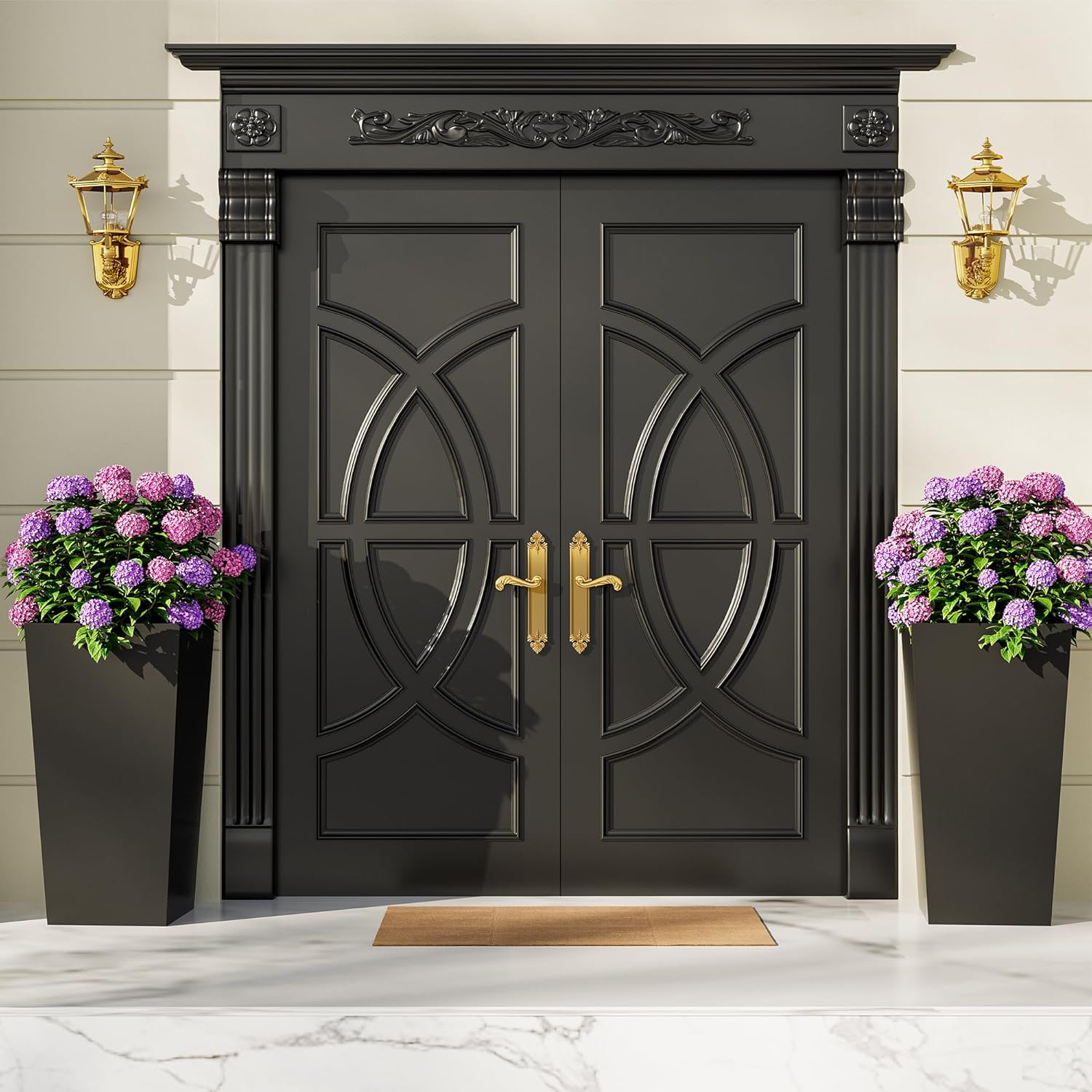 22.5" Tall Planter Set