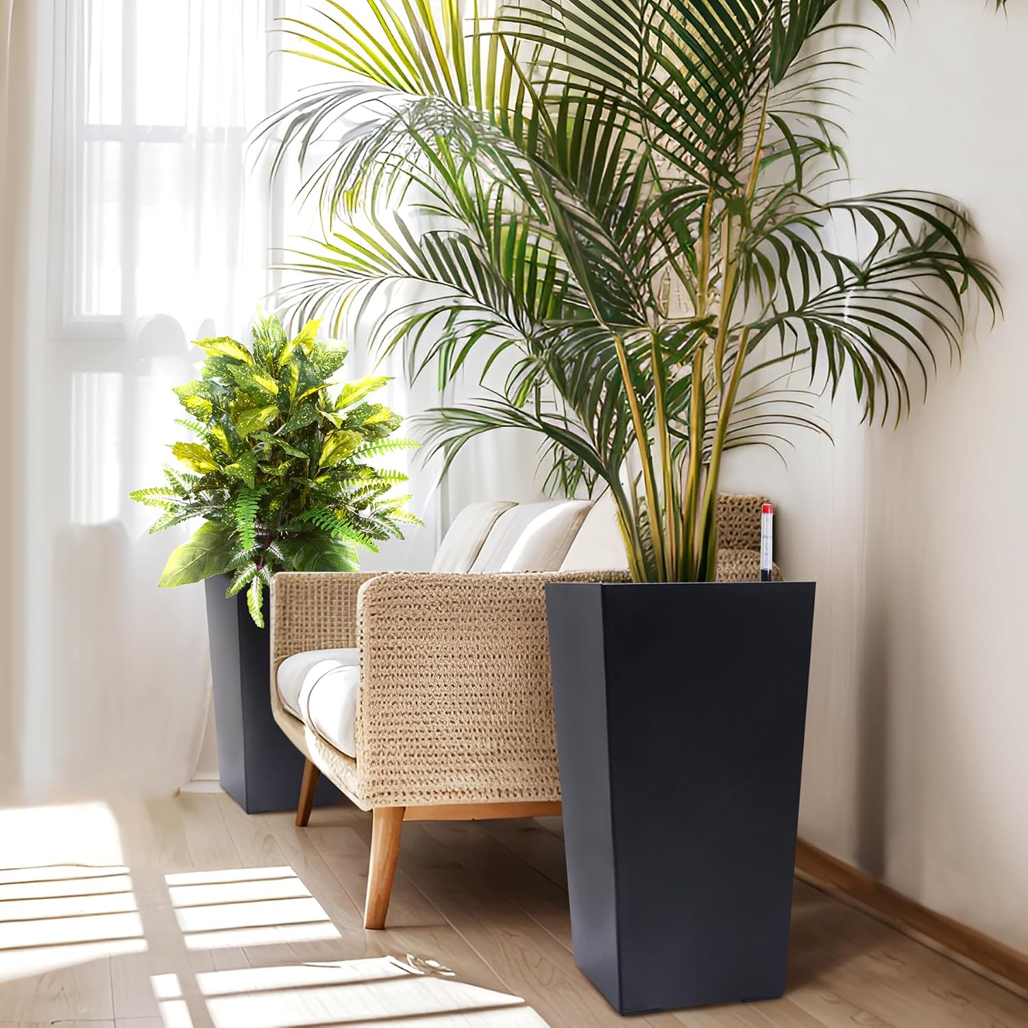 22.5" Tall Planter Set