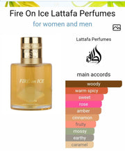 Lattafa Fire On Ice Eau de Parfum Spray 110ml / 3.7oz Unisex