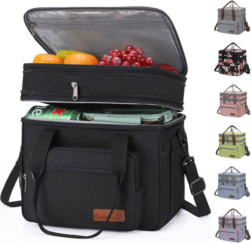 23L Insulated Expandable Lunch Cooler Bag