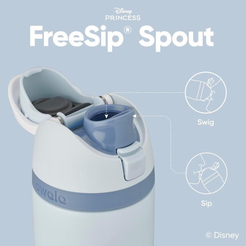 24 Oz Insulated Stainless Steel Water Bottle with Straw