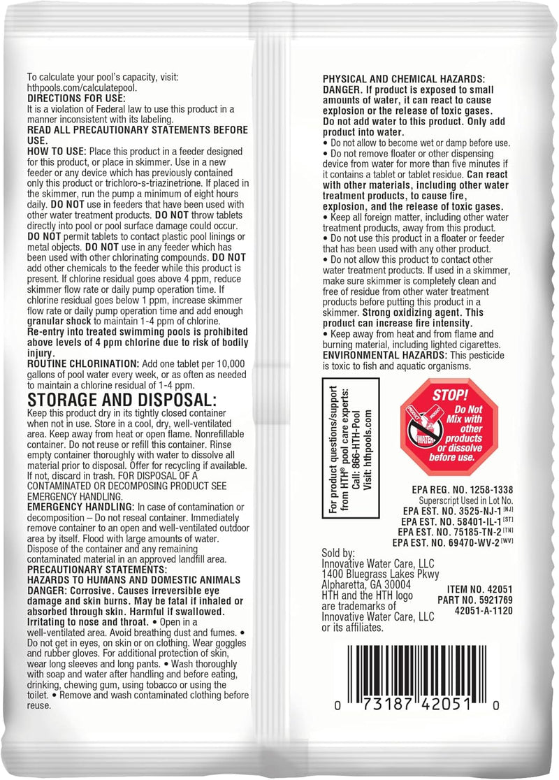 3" Chlorine Tablets