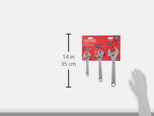 3-Piece Adjustable Wrench Set