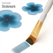 3-Piece Nylon Paint Brush Set
