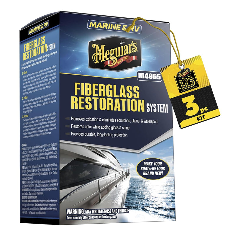 3-Step Marine & RV Fiberglass Restoration Kit