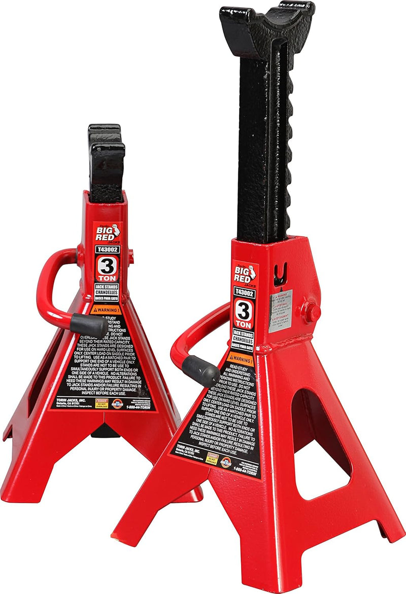 3-Ton Heavy-Duty Steel Car Jack Stands – 1 Pair