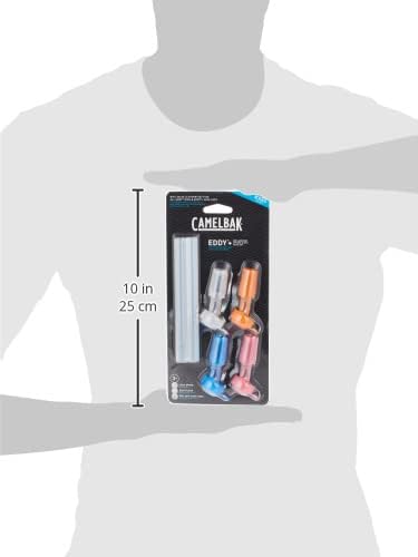 Kids Water Bottle Bite Valves & Straws Replacement Set