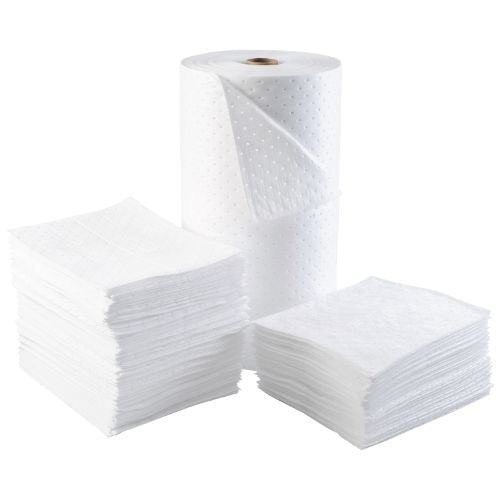 Heavy Duty Oil Only Absorbent Pads, 15" x 17"
