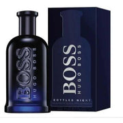 Hugo Boss Boss Bottled Night Eau de Toilette 100ml 3.4 oz dark grey perfume bottle with box