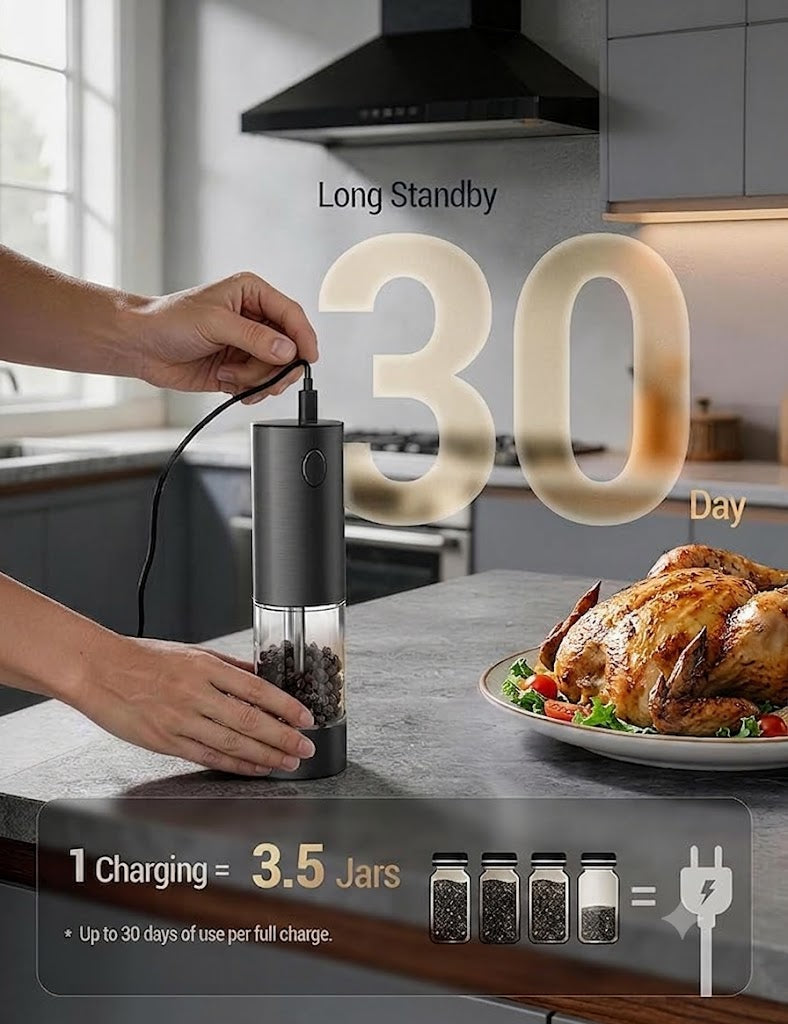 Rechargeable Electric Grinder Set