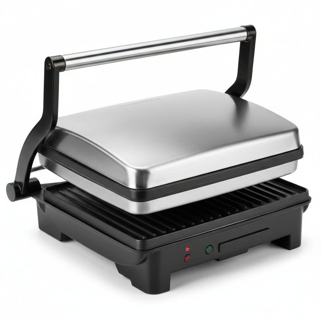 4-Slice Panini Press & Contact Grill