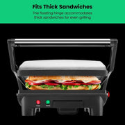 4-Slice Panini Press & Contact Grill