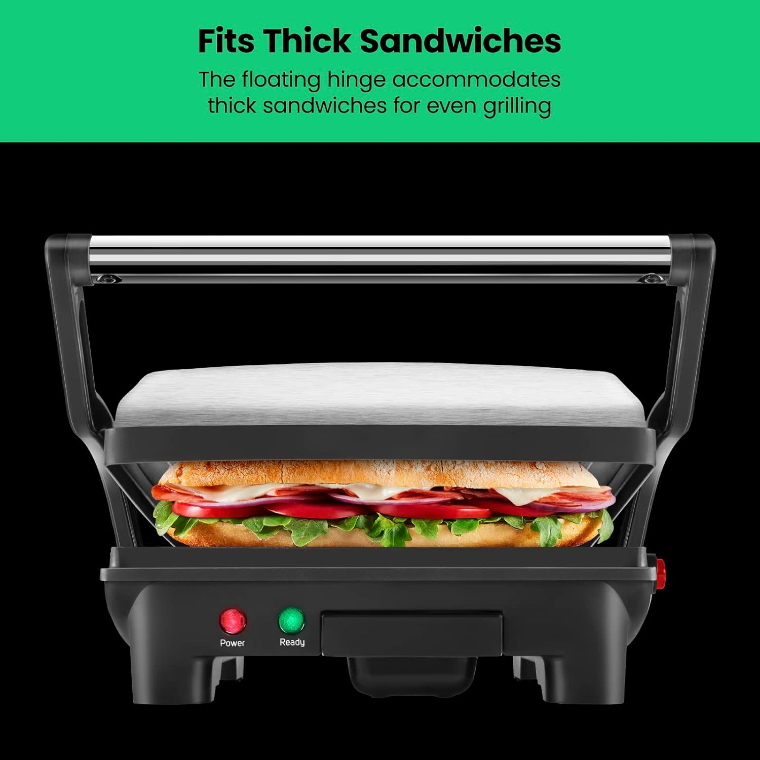 4-Slice Panini Press & Contact Grill