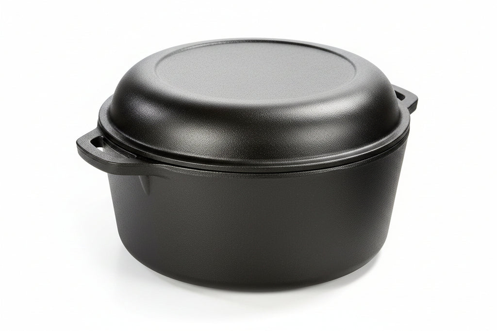 5-Quart Cast Iron Double Dutch Oven