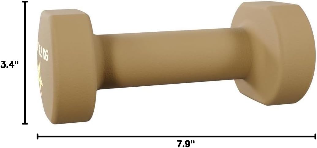 Neoprene Coated Hex Dumbbell Set (Pair)