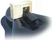 Solid Brass Trailer Coupler Lock with 15/16-Inch Shackle