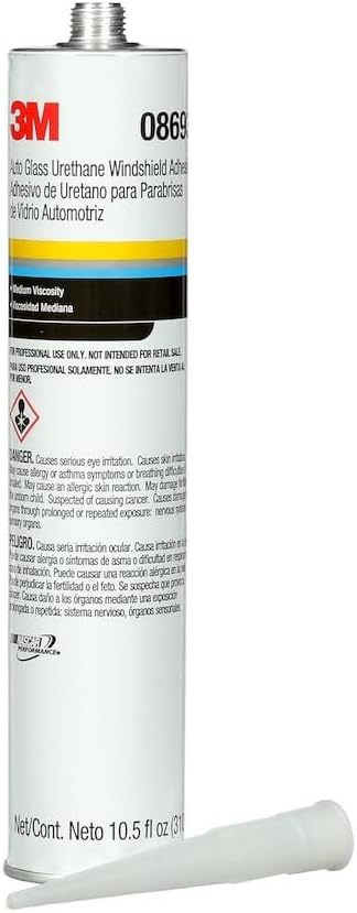 Black Auto Glass Urethane Windshield Adhesive – 10.5 fl oz
