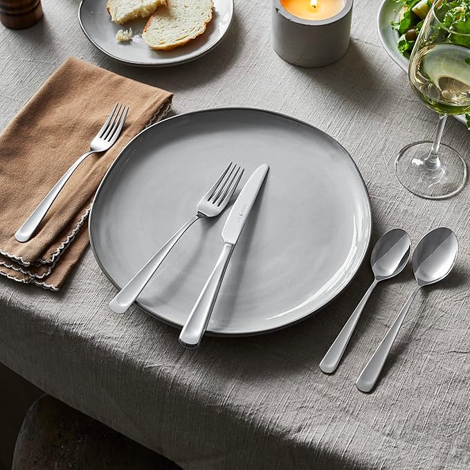 45-Piece Stainless Steel Flatware Set