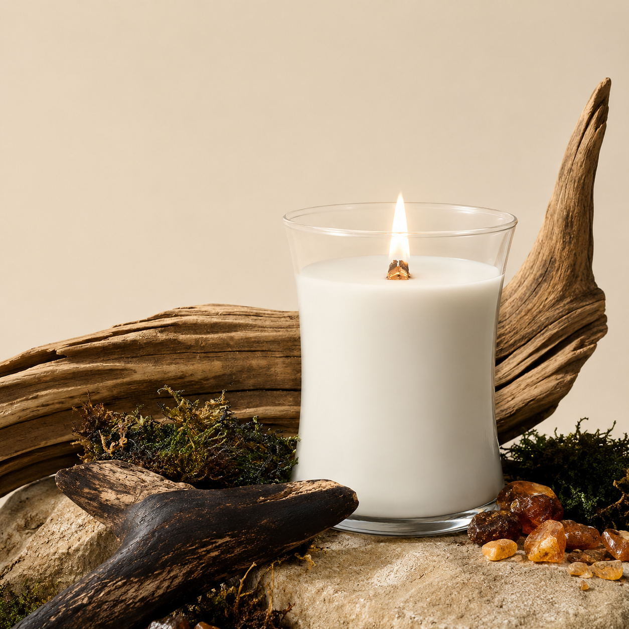 Crackling Fireside Scented Jar Candle