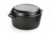 5-Quart Cast Iron Double Dutch Oven