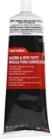 Glazing & Spot Putty – 16 oz Tubes, 12 Pack