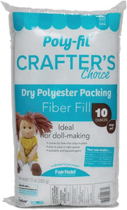 Firm-Packing Polyester Fiber Fill – 10 oz Bag