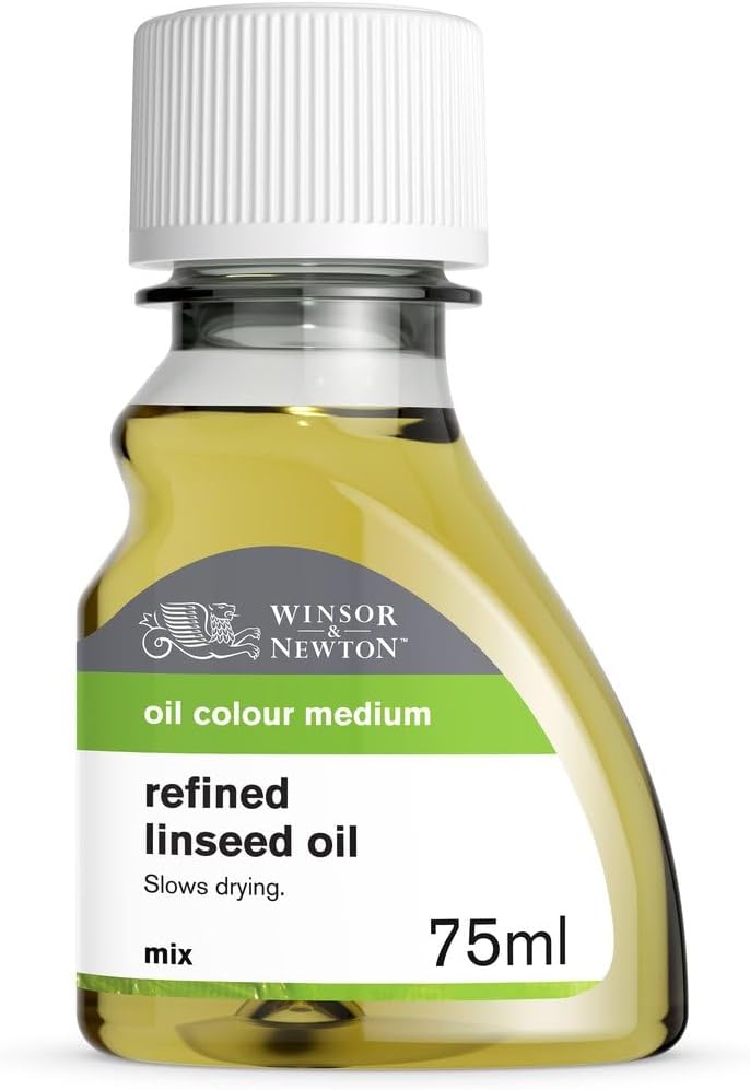Refined Linseed Oil Painting Medium – 75 ml