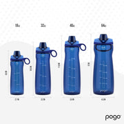 Pogo BPA-Free Tritan Plastic Water Bottle with Chug Lid – 32 oz
