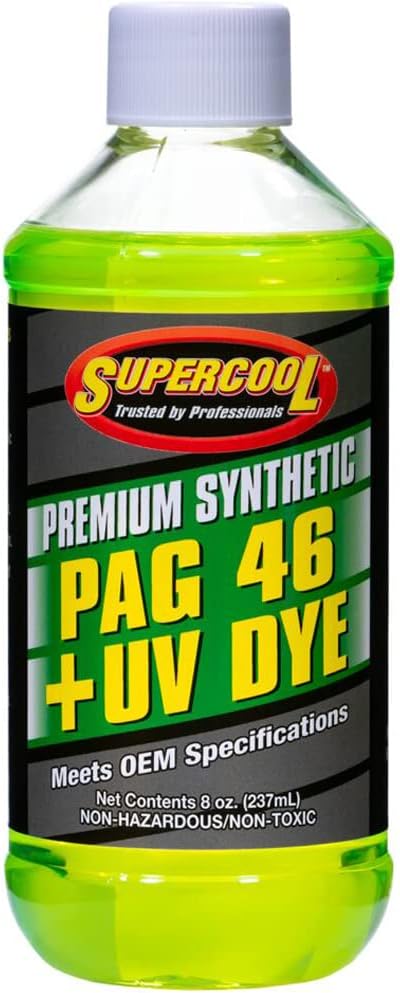 TSI Supercool P46-8D PAG 46 A/C Oil with UV Dye – 8 Oz