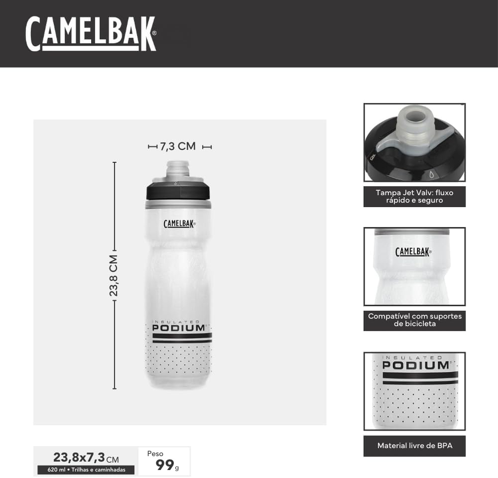 Insulated Cycling Squeeze Water Bottle