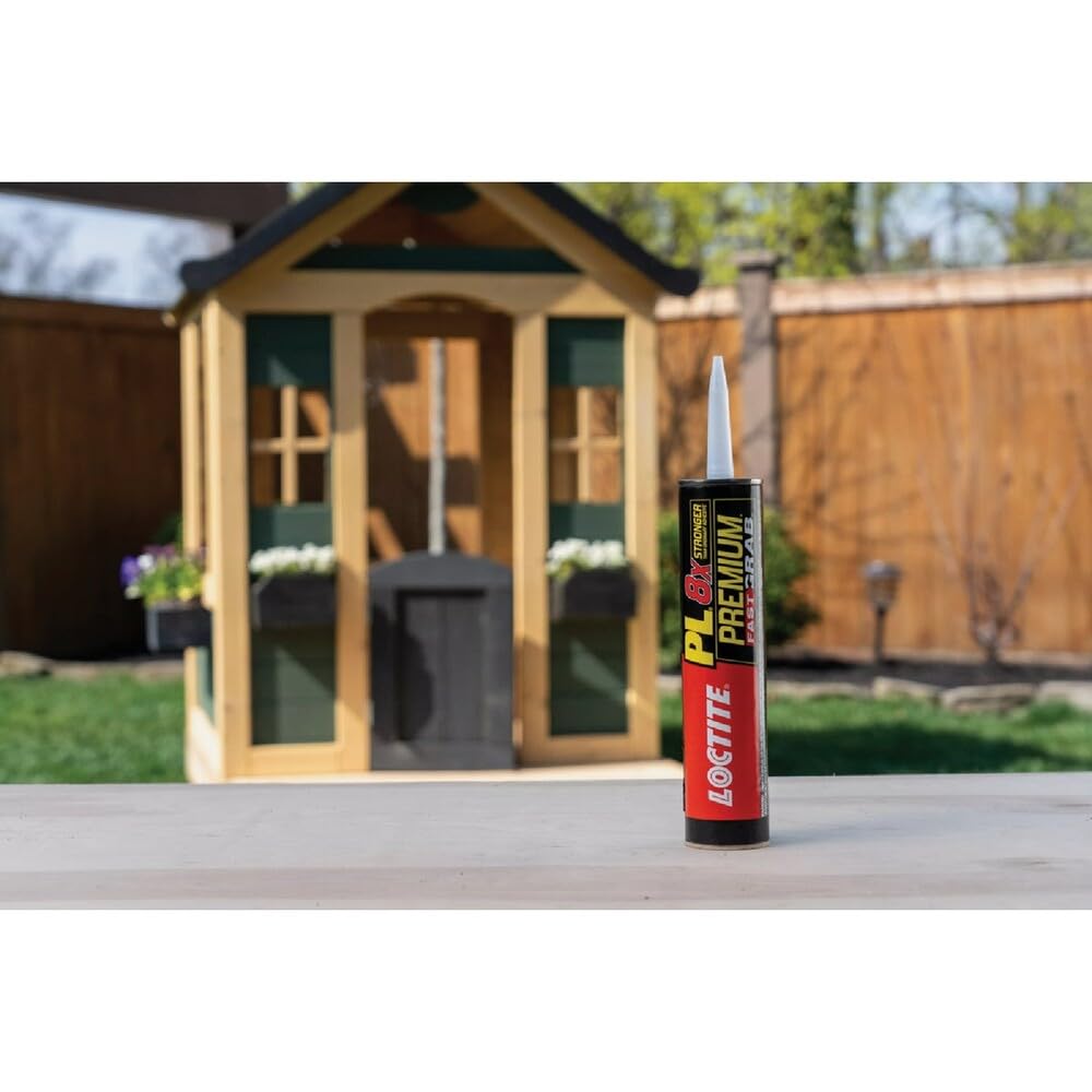 PL Premium Fast Grab Construction Adhesive, Gray