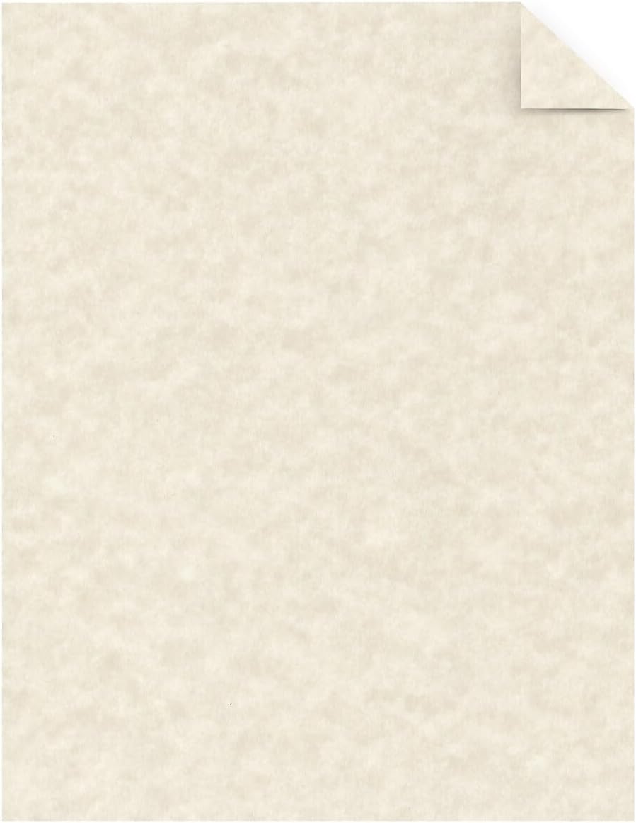 Ivory Parchment Cardstock Paper