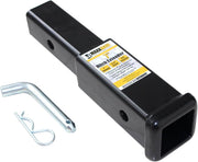 MaxxHaul 2" Trailer Hitch Receiver Extender – 7" Extension