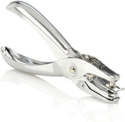 Chrome One-Hole Paper Punch – 5-Sheet Capacity