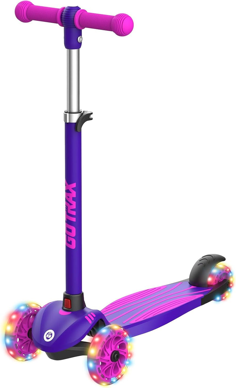 Kids 3-Wheel Kick Scooter with LED Wheels
