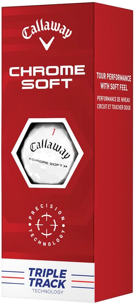 Premium Tour Golf Balls with Triple Track Alignment