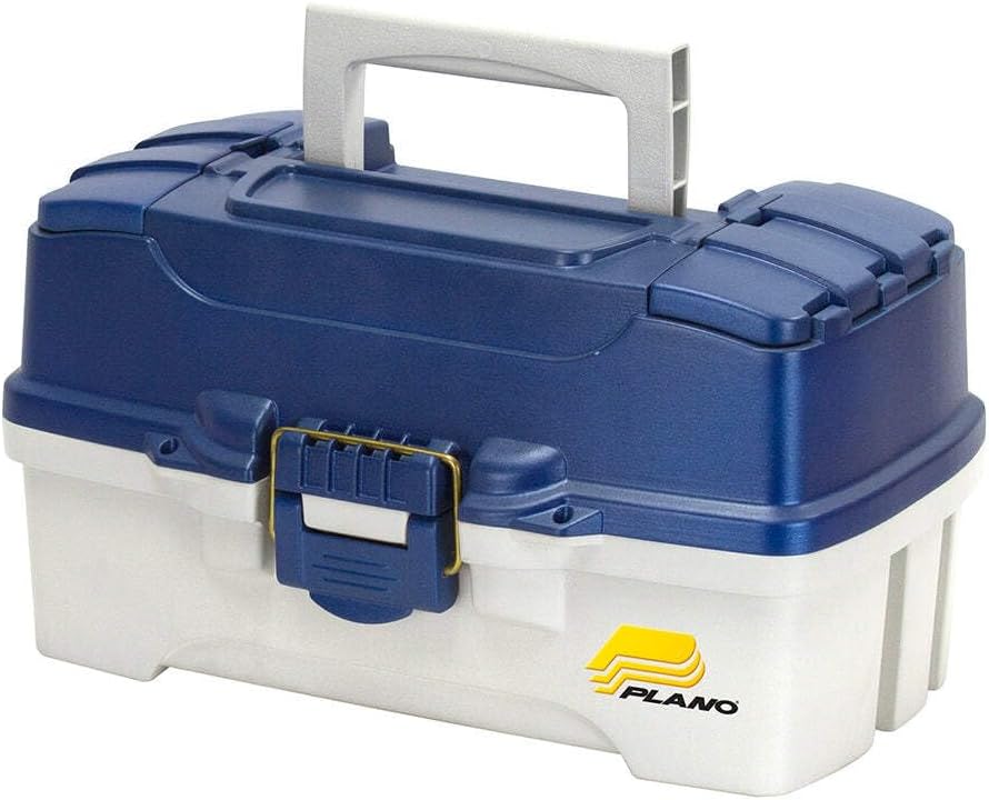 2-Tray Fishing Tackle Box with Dual Top Access