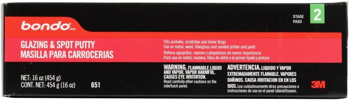 Glazing & Spot Putty – 16 oz Tubes, 12 Pack