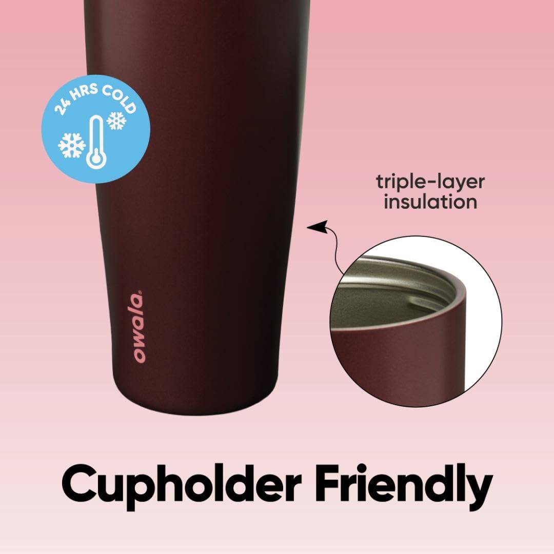 40 Oz Insulated Stainless Steel Tumbler with Straw