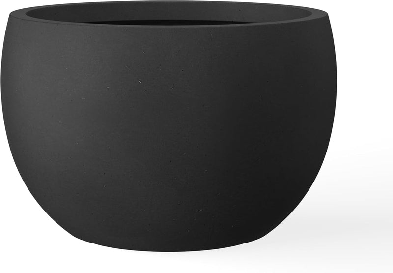Charcoal Round Planter