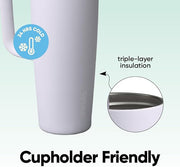 Insulated Straw Handle Water Tumbler